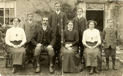 Joseph and Ellen Gould and their family