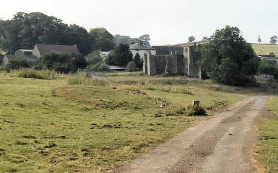 Throwley Hall Farm and Old Hall Farm Ruins 2013