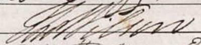 Thomas Wilson signature 1803