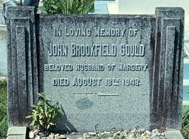 John Brookfield Gould gravestone