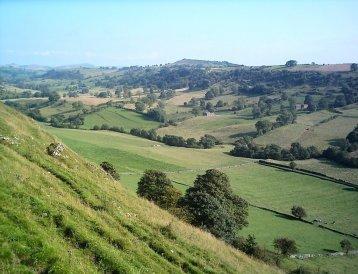 The Dove valley between Crowdecote and Longnor