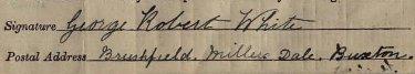 Signature on 1911 Census Return