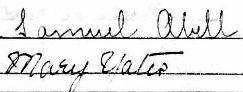 Marriage signatures