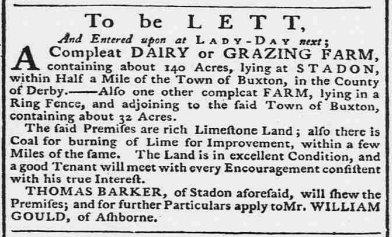 Letting Staden estate 1779